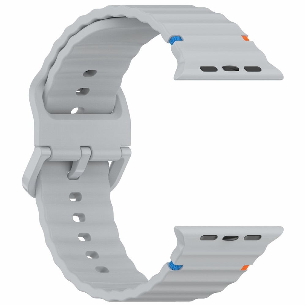 Sweat silikonový řemínek na Apple Watch Ultra 4/3/2/1 49mm/12/11/10 46mm - šedý