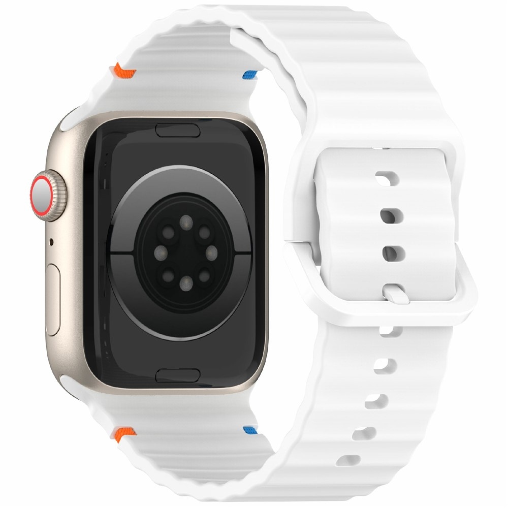 Sweaty silikonový řemínek na Apple Watch Ultra 4/3/2/1 49mm/12/11/10 46mm - bílý