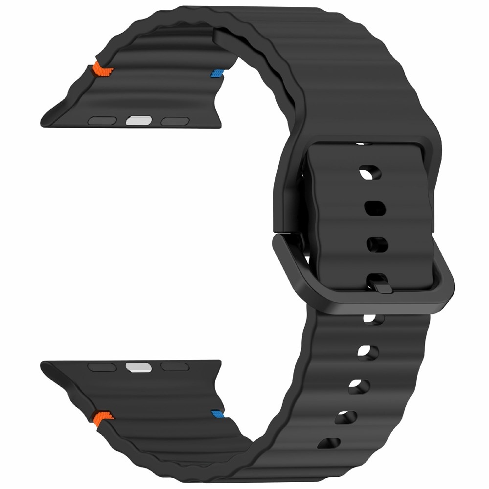 Sweaty silikonový řemínek na Apple Watch Ultra 4/3/2/1 49mm/12/11/10 46mm - černý