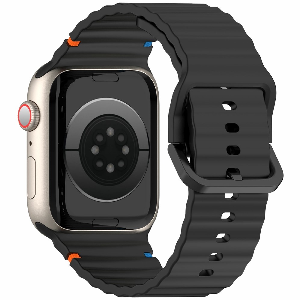 Sweaty silikonový řemínek na Apple Watch Ultra 4/3/2/1 49mm/12/11/10 46mm - černý