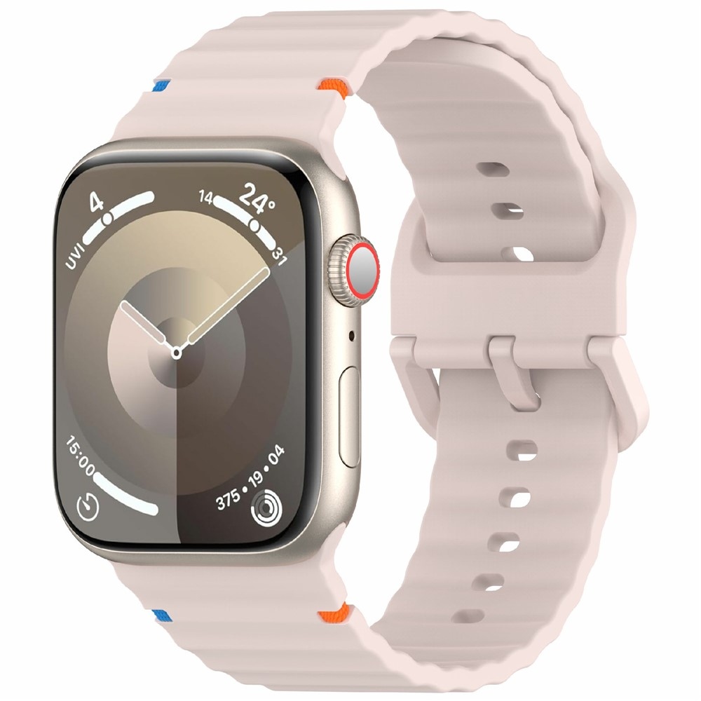 Sweaty silikonový řemínek na Apple Watch Ultra 4/3/2/1 49mm/12/11/10 46mm - růžový