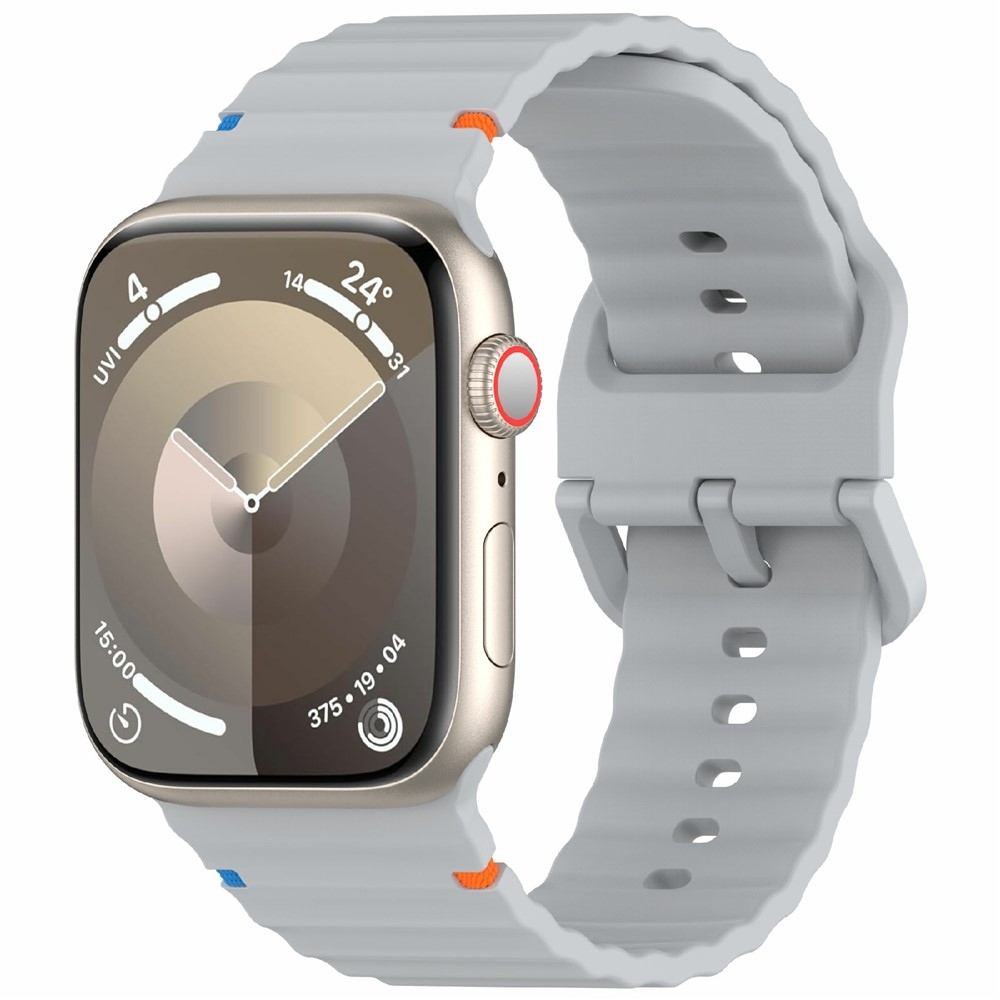 Sweaty silikonový řemínek na Apple Watch Ultra 4/3/2/1 49mm/12/11/10 46mm - šedý