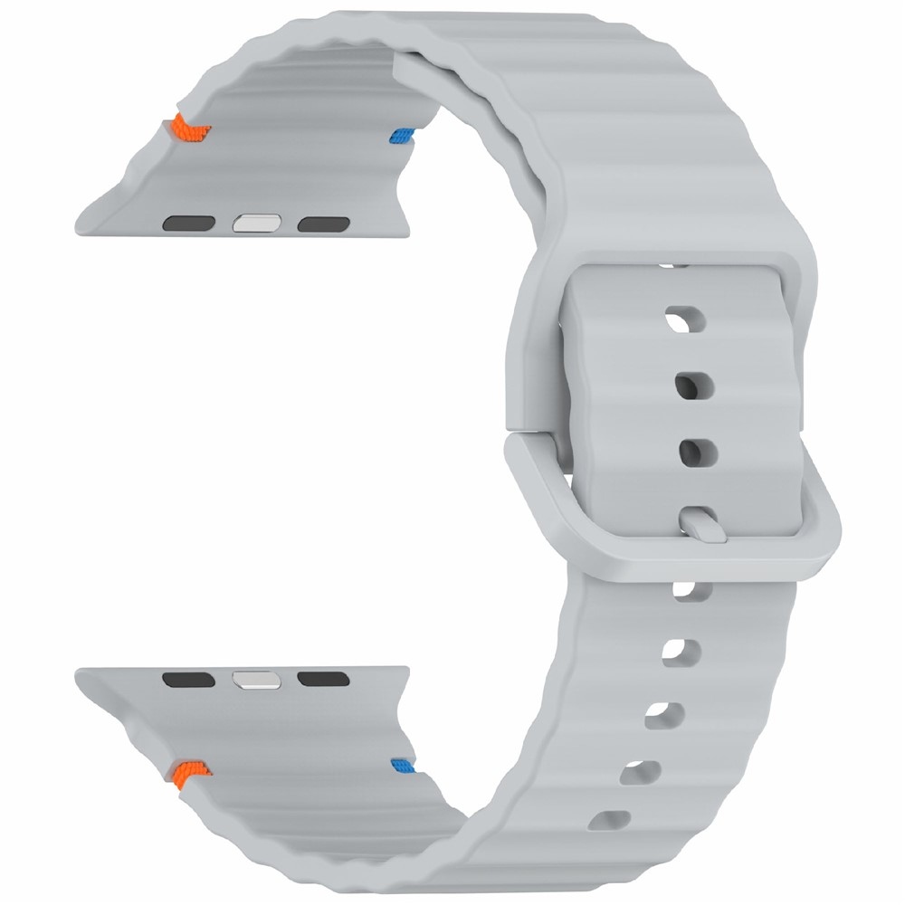 Sweaty silikonový řemínek na Apple Watch Ultra 4/3/2/1 49mm/12/11/10 46mm - šedý