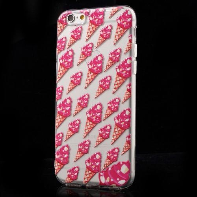 Sweet gelový obal na iPhone 6s a 6 -  červené zmrzky