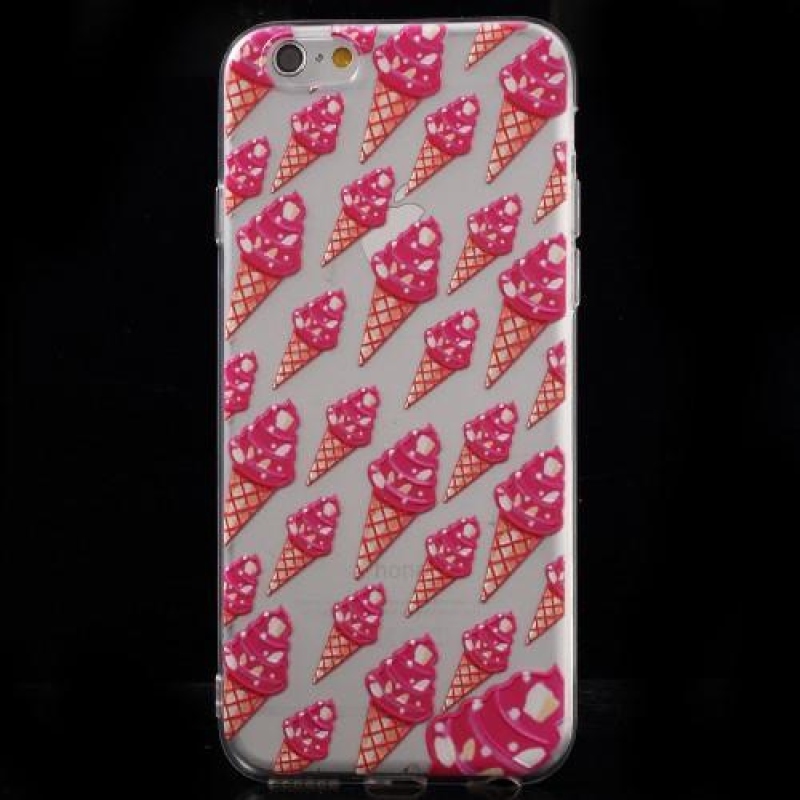 Sweet gelový obal na iPhone 6s a 6 -  červené zmrzky