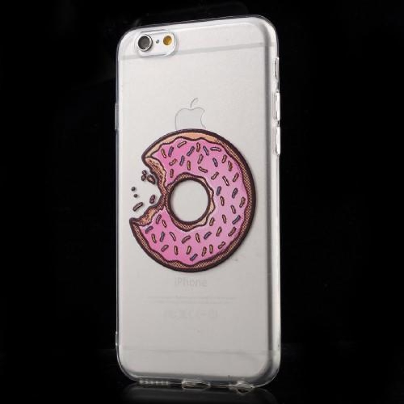 Sweet gelový obal na iPhone 6s a 6 -  nakousnutý donut