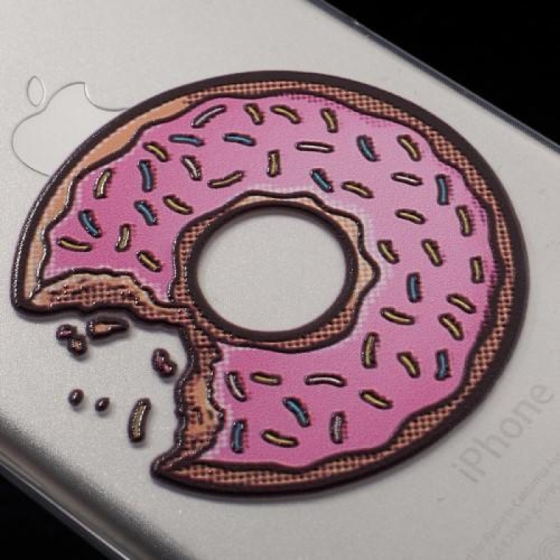 Sweet gelový obal na iPhone 6s a 6 -  nakousnutý donut
