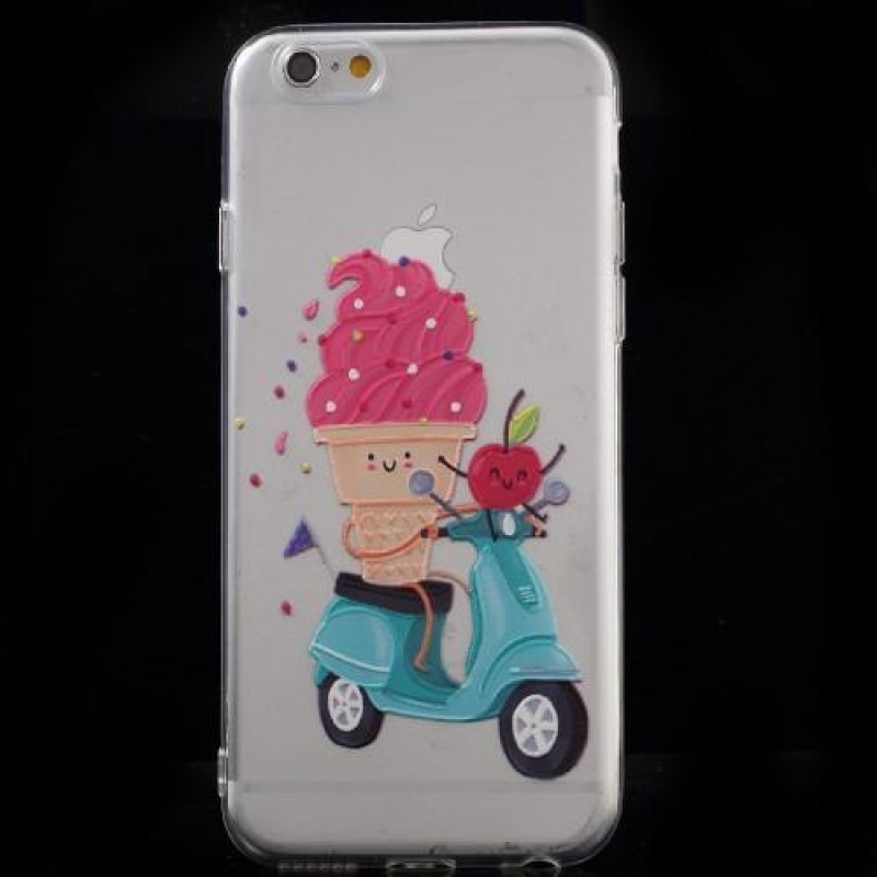 Sweet gelový obal na iPhone 6s a 6 -  zmrzlinka