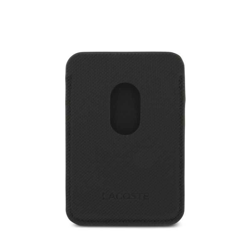 Lacoste Iconic Petit Pique MagSafe Zadní Kryt + Peněženka pro iPhone Air Black