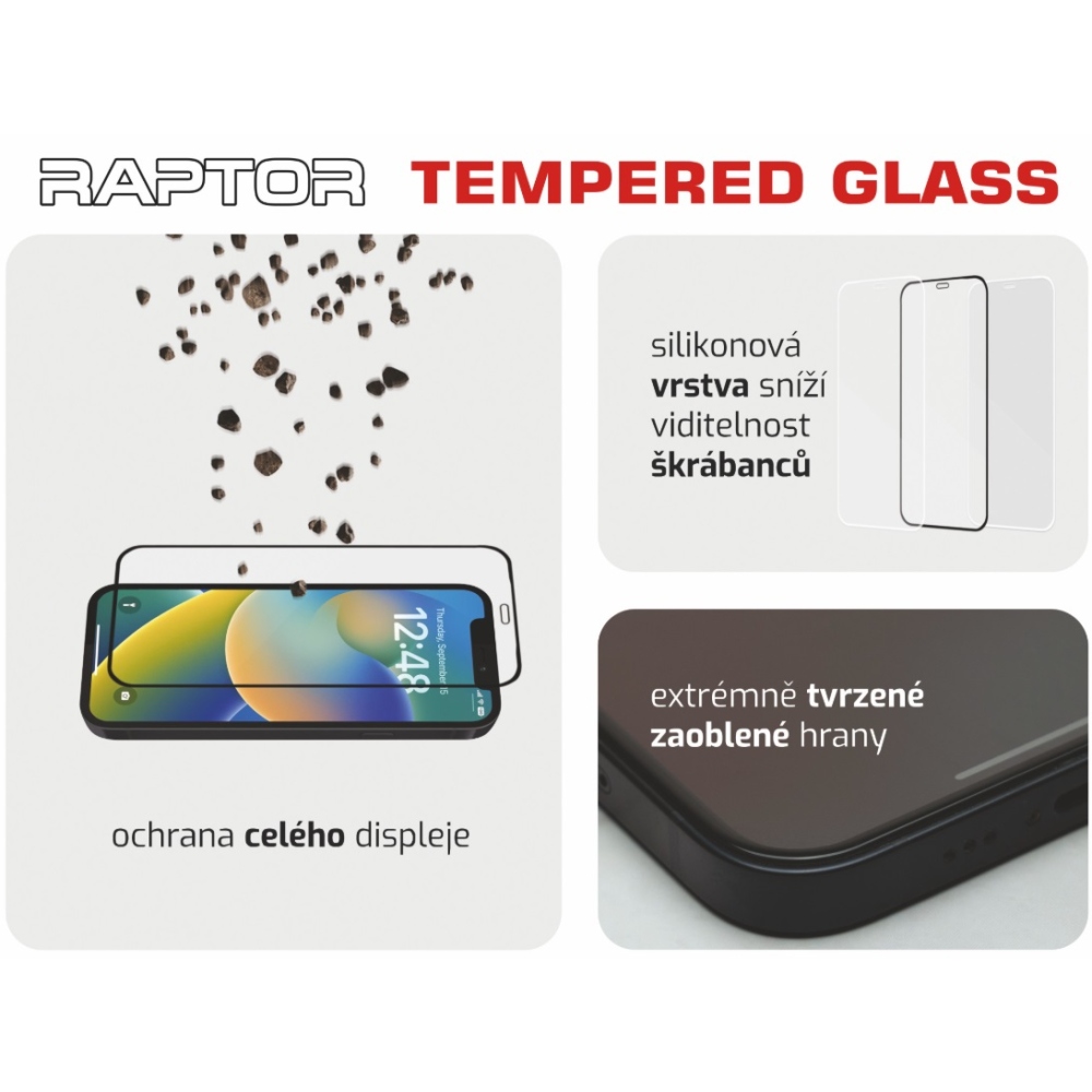 Swissten 3D Raptor Diamond celoplošné tvrzené sklo na iPhone 16 Pro Max