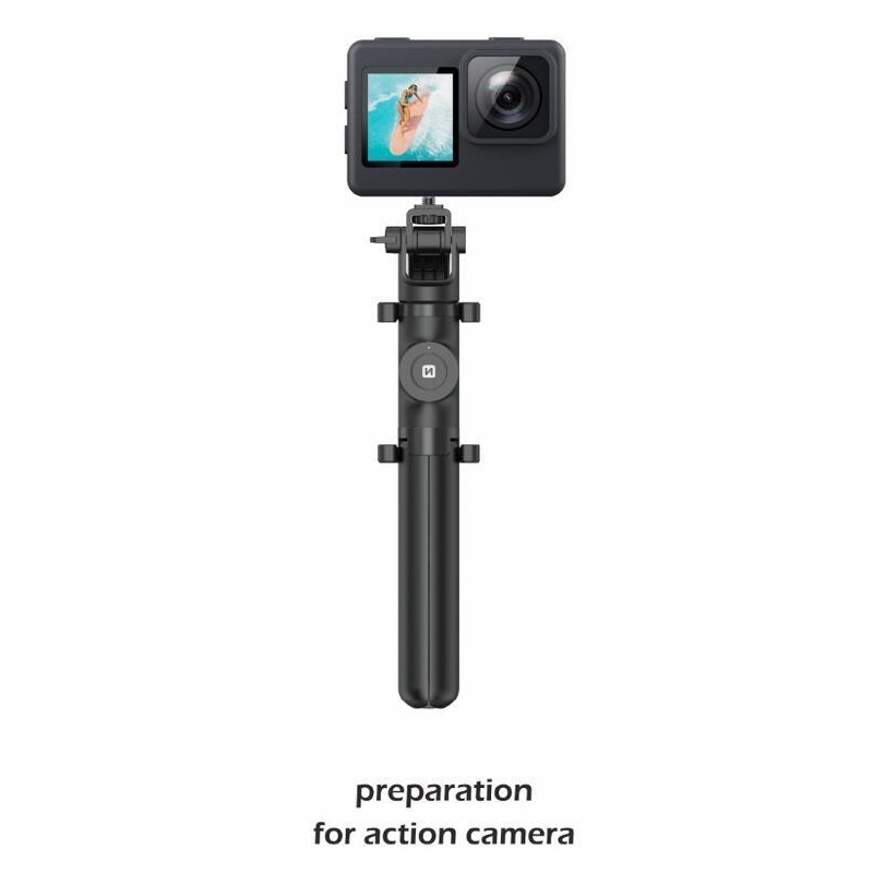 Swissten Bluetooth selfie tyč Tripod Pro - černá