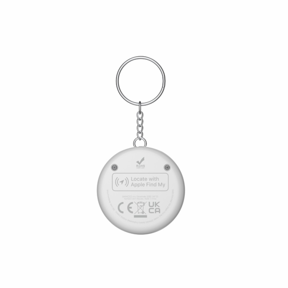 Swissten chytrý lokátor Find Tag s funkcí Apple Find My - bílý