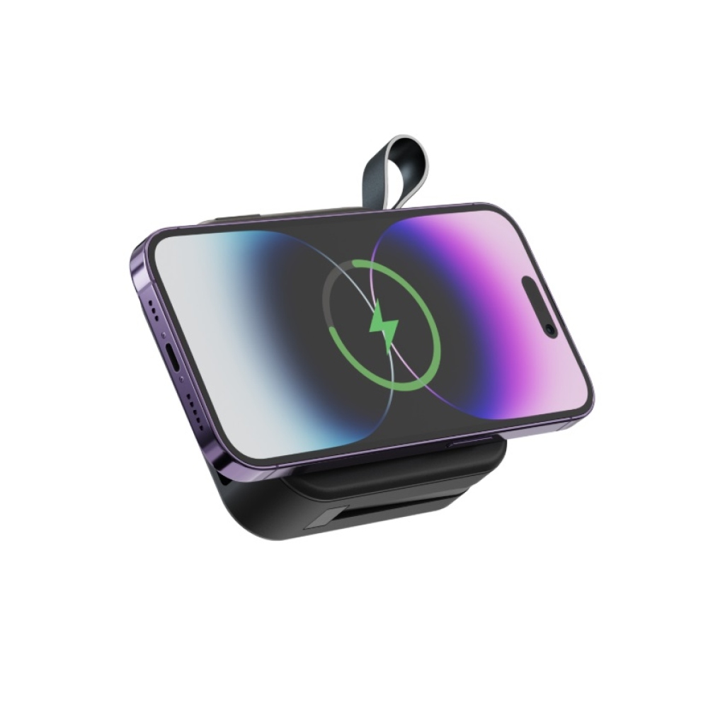 Swissten powerbanka All-in-one Pro s vyměnitelnými vidlicemi (USA, EU, UK) 10000 mAh 20 W - černá