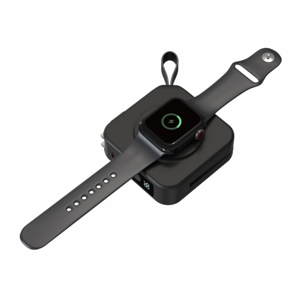 Swissten powerbanka All-in-one Pro s vyměnitelnými vidlicemi (USA, EU, UK) 10000 mAh 20 W - černá