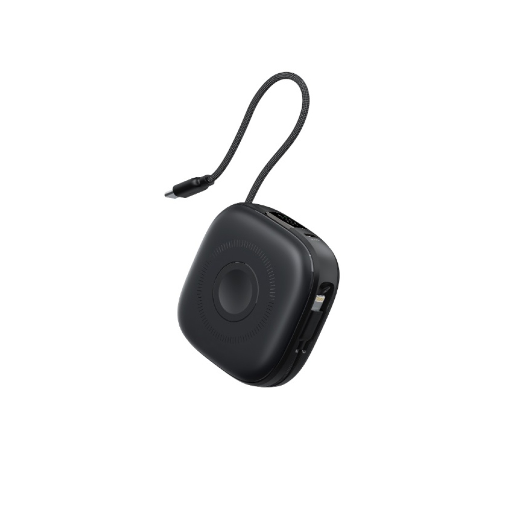 Swissten powerbanka Voltbox MagGo 10 000 mAh s integrovanými kabely + MagSafe + Applewatch