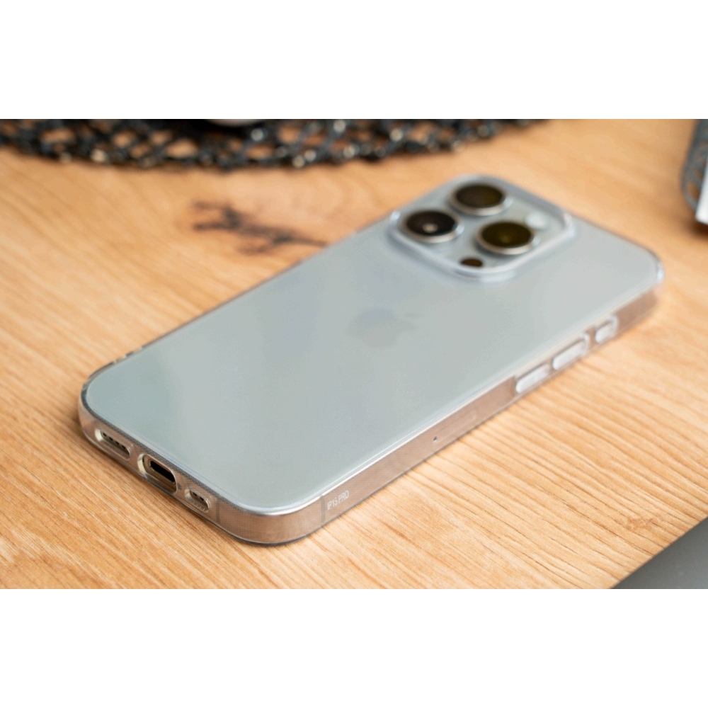 Swissten průhledný gelový obal na iPhone 15 Pro Max - průhledný