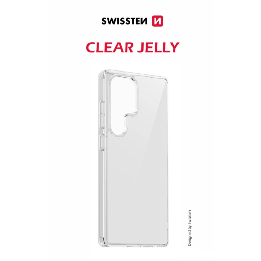 Swissten průhledný gelový obal na Samsung Galaxy S26 Ultra - průhledný