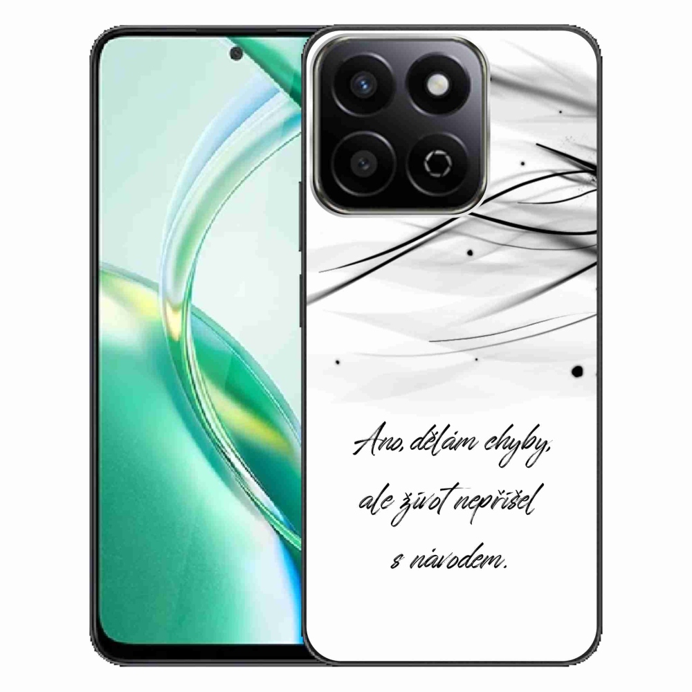 Gelový kryt mmCase na Honor 200 Smart 5G - citát bílé pozadí