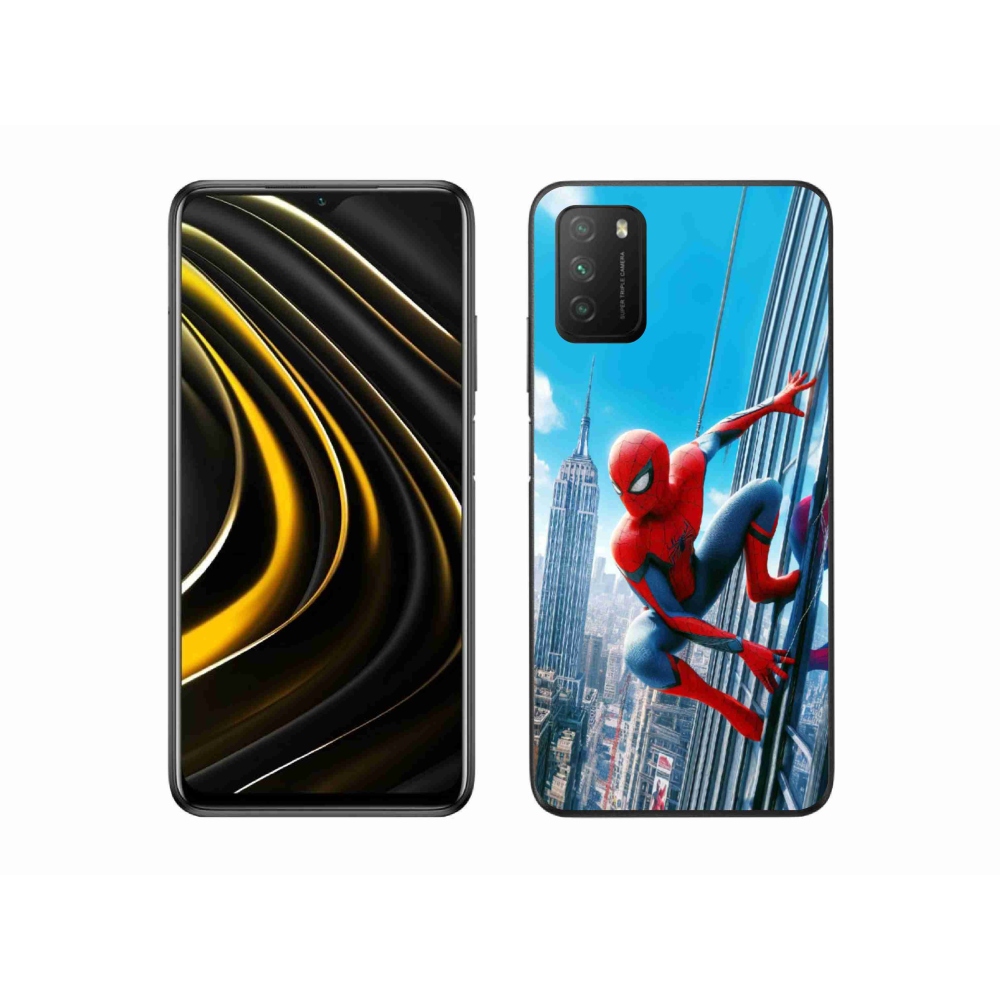 Gelový kryt mmCase na Xiaomi Poco M3 - spiderman