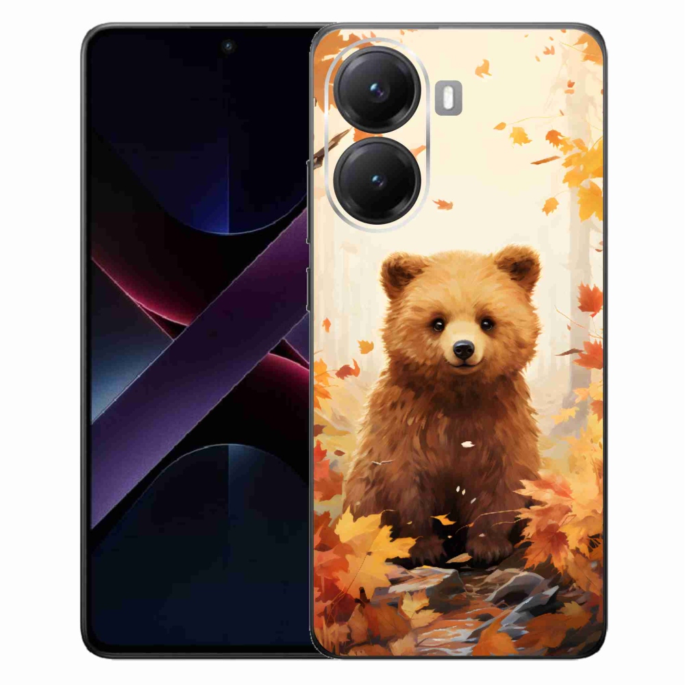 Gelový kryt mmCase na Xiaomi Poco X7 Pro 5G - medvěd v lese