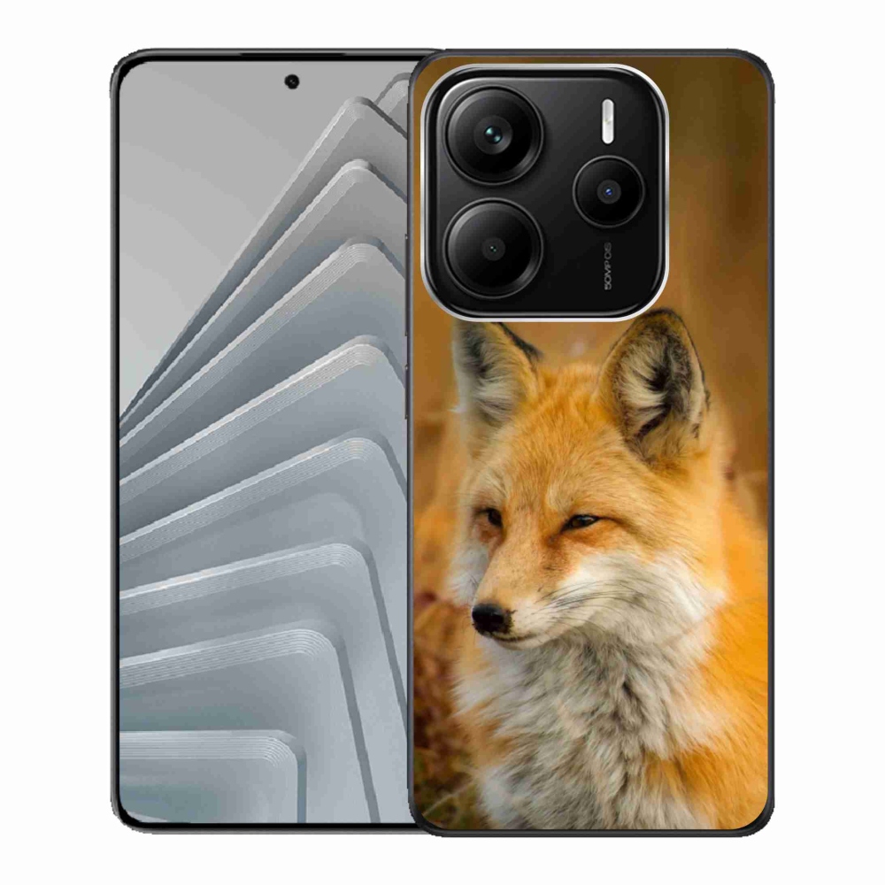 Gelový kryt mmCase na Xiaomi Redmi Note 14 5G - liška