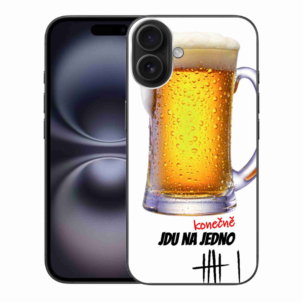 Gelový kryt mmCase na iPhone 16 Plus - jdu na jedno