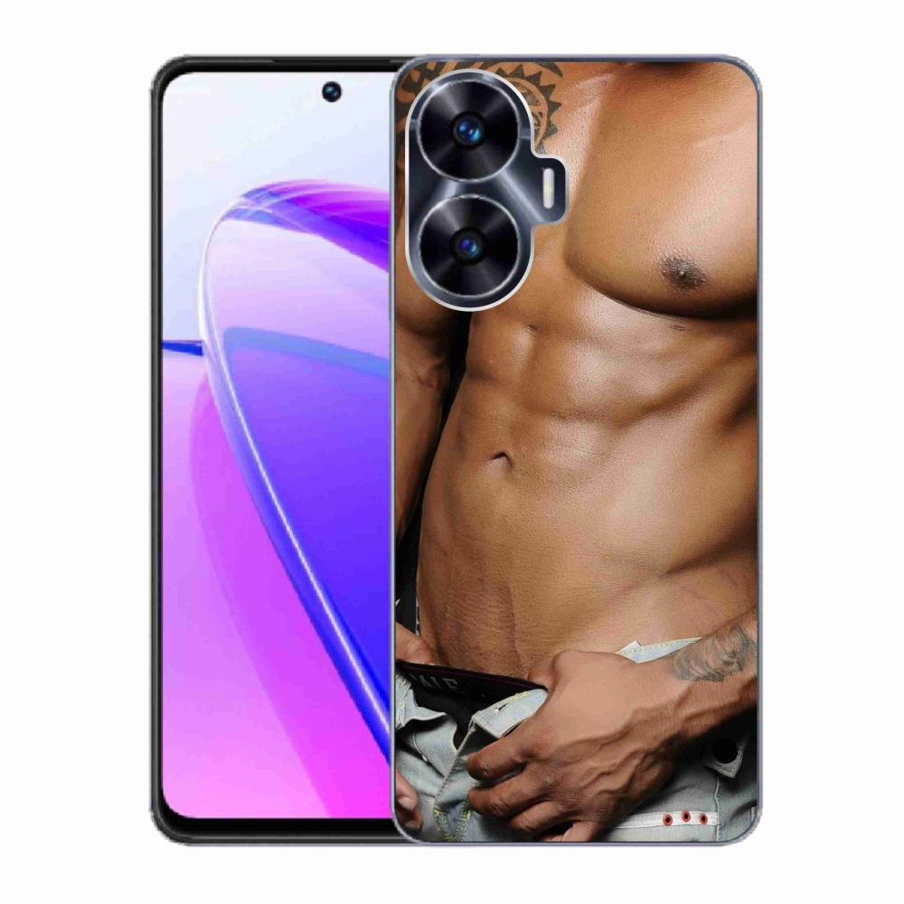 Gelový kryt mmCase na Realme C55 - sexy muž