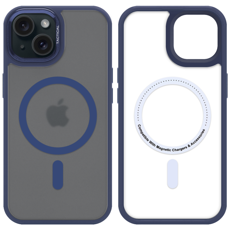 Tactical MagForce Hyperstealth 3.0 Kryt pro Apple iPhone 15 Deep Blue