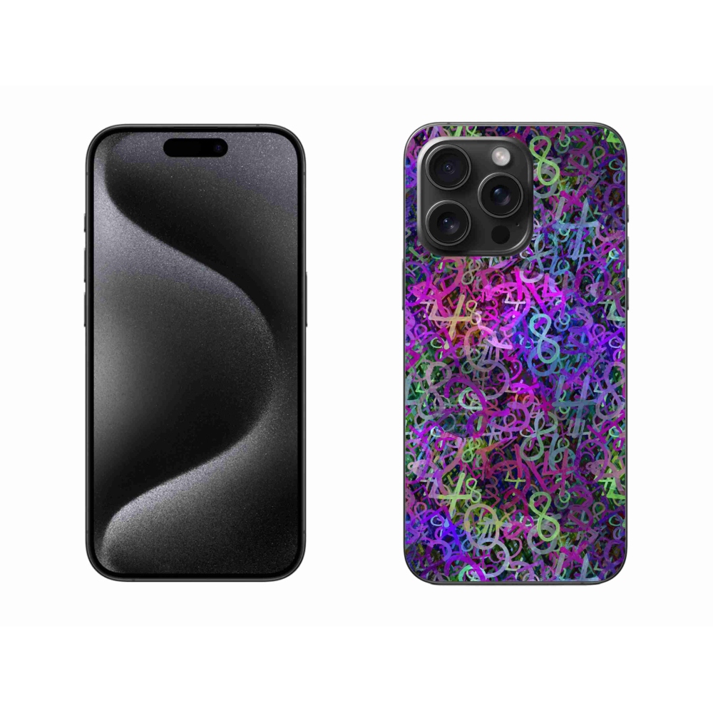 Gelový kryt mmCase na iPhone 15 Pro Max - abstraktní motiv 25