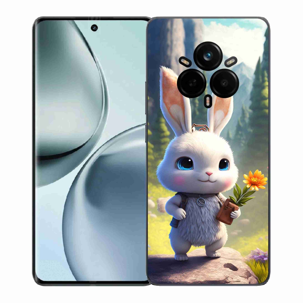 Gelový kryt mmCase na Realme 14 Pro+ 5G - roztomilý králíček