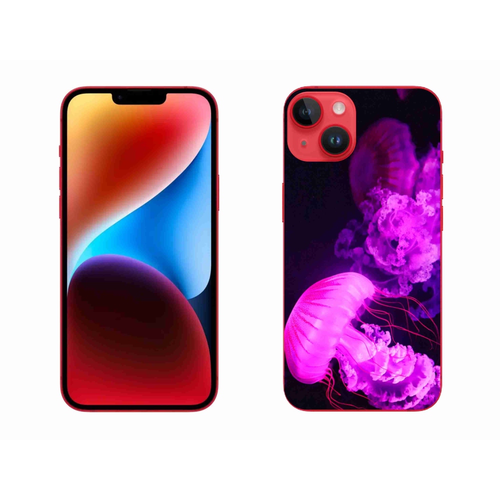 Gelový kryt mmCase na iPhone 14 Plus - medúza 1