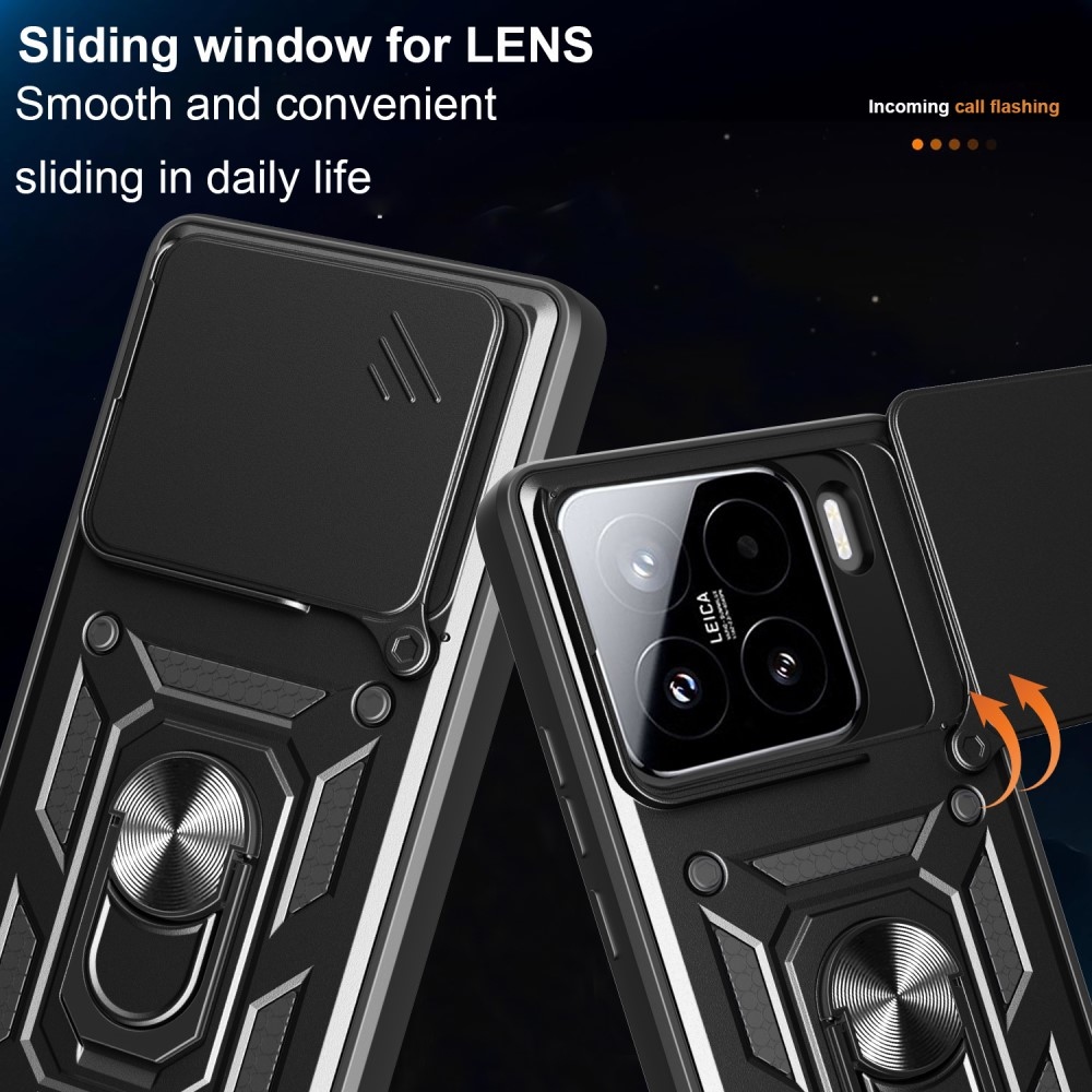 Slide odolný kryt na Xiaomi 15 - černý
