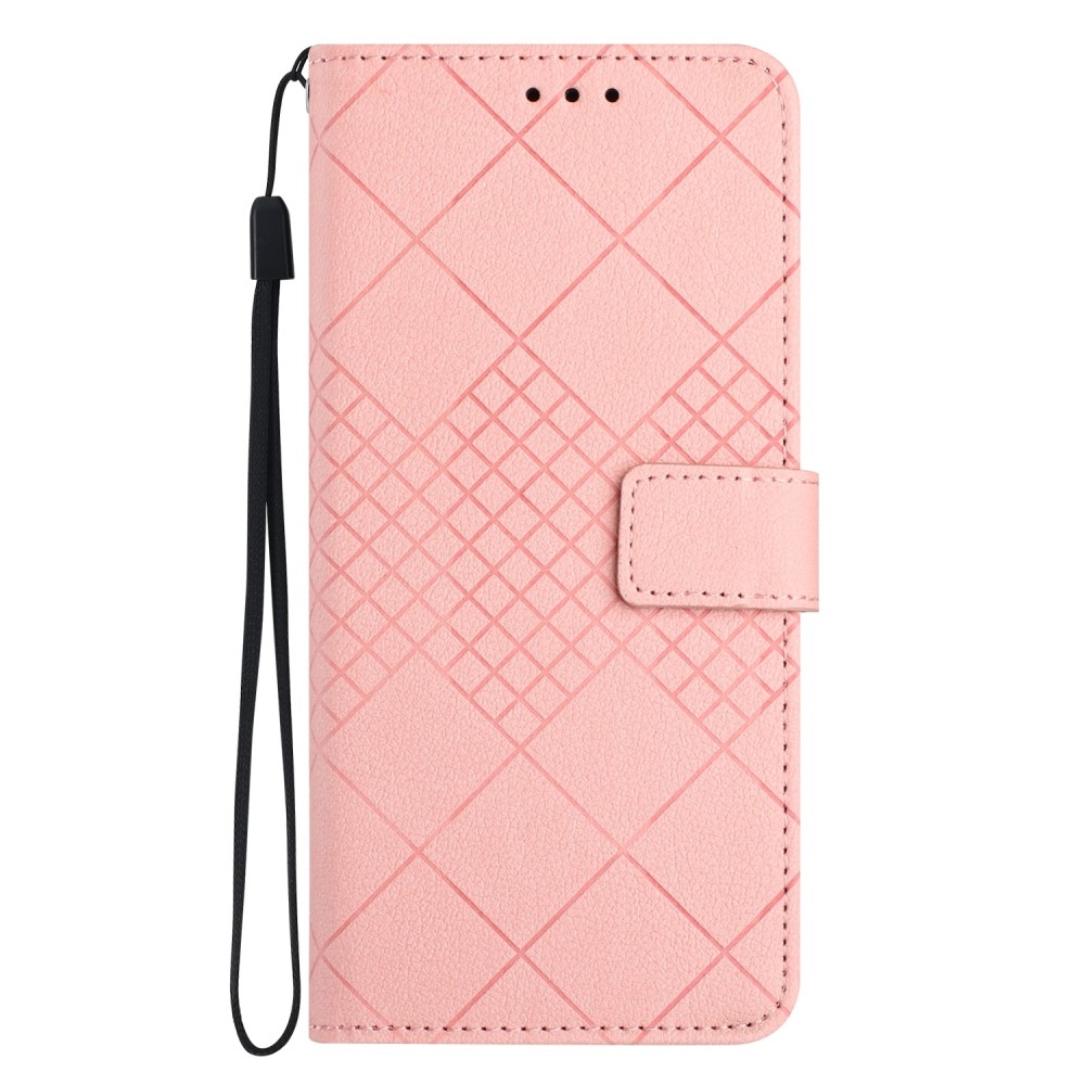 Folio knížkové pouzdro na Xiaomi Redmi A5 (173.45x79.35x8.45mm) - růžové