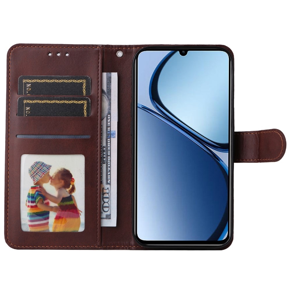 Feel knížkové pouzdro na Realme Note 60 - hnědé