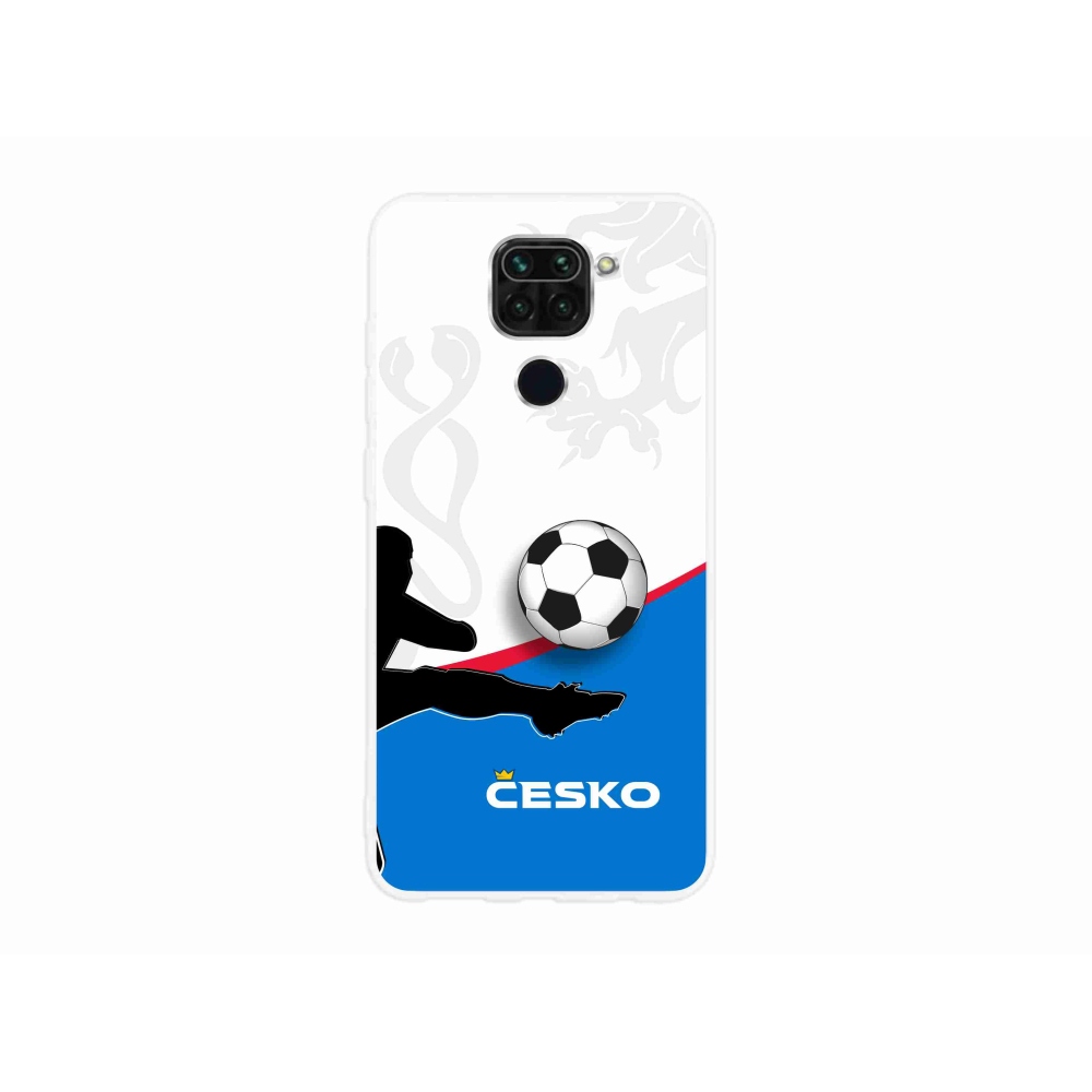 Gelový kryt mmCase na Xiaomi Redmi Note 9 - fotbal Česko 3