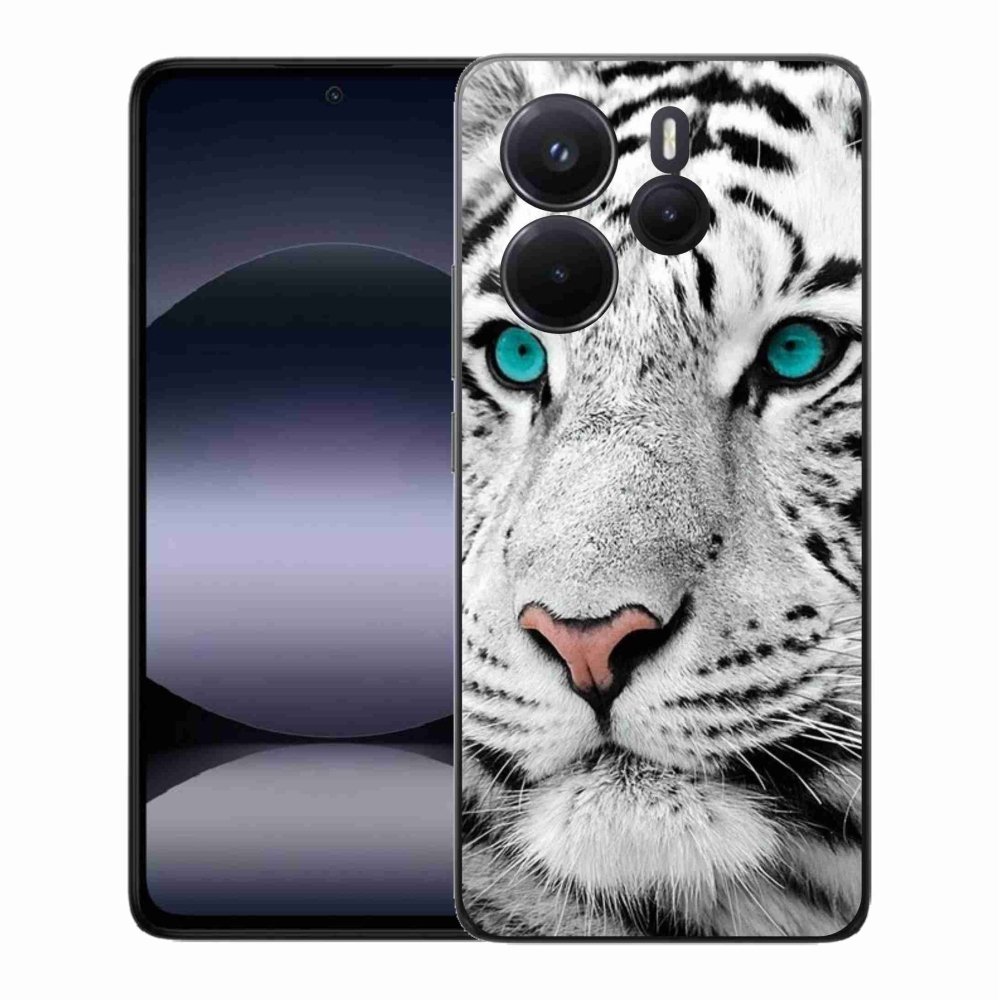 Gelový kryt mmCase na Xiaomi Redmi Note 14 - bílý tygr