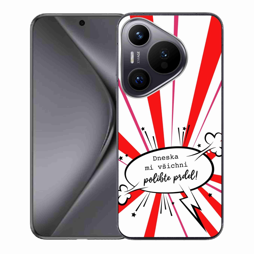 Gelový kryt mmCase na Huawei Pura 70 - vtipný text 15 bílé pozadí