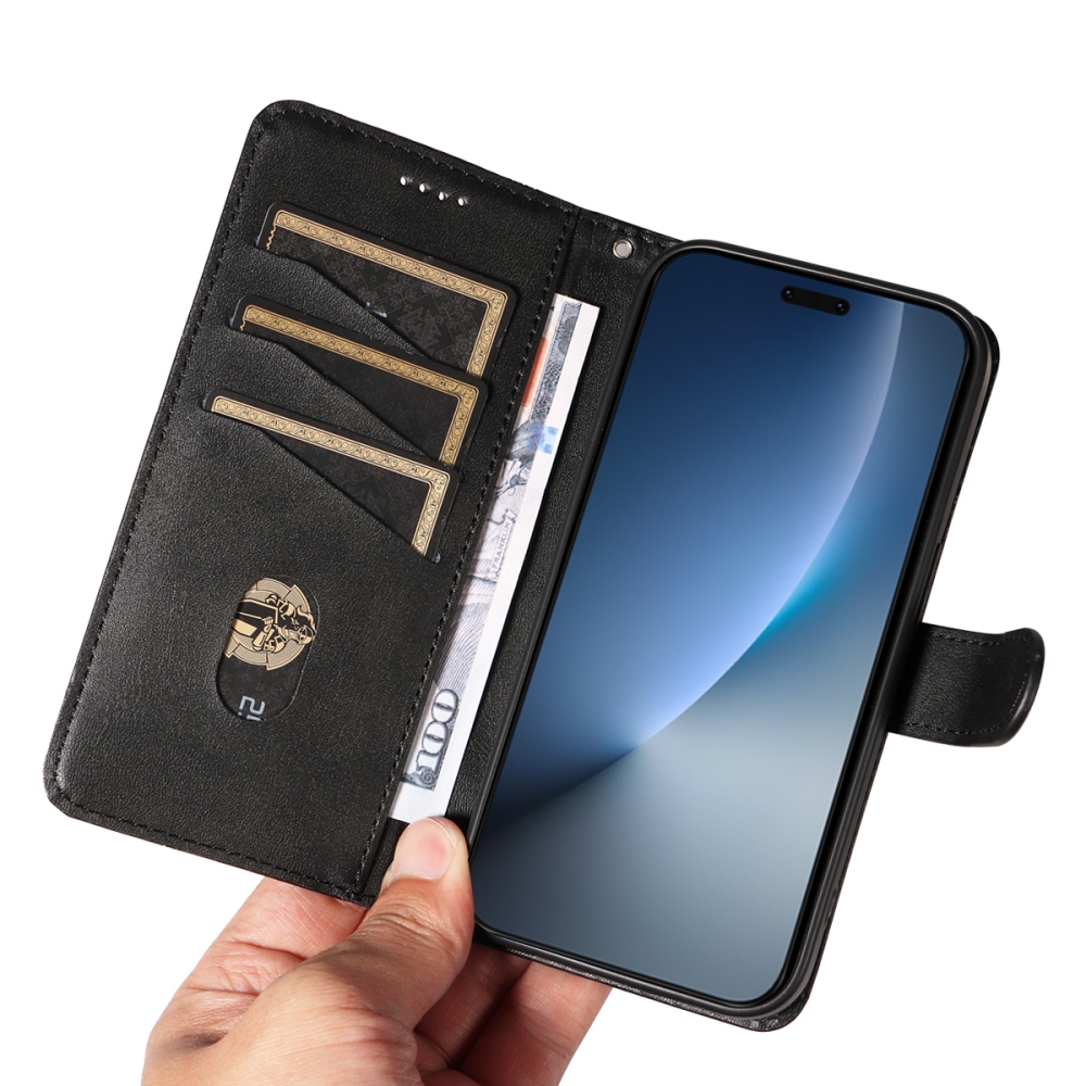 T-Shape knížkové pouzdro na Honor Magic 8 Pro 5G - černé