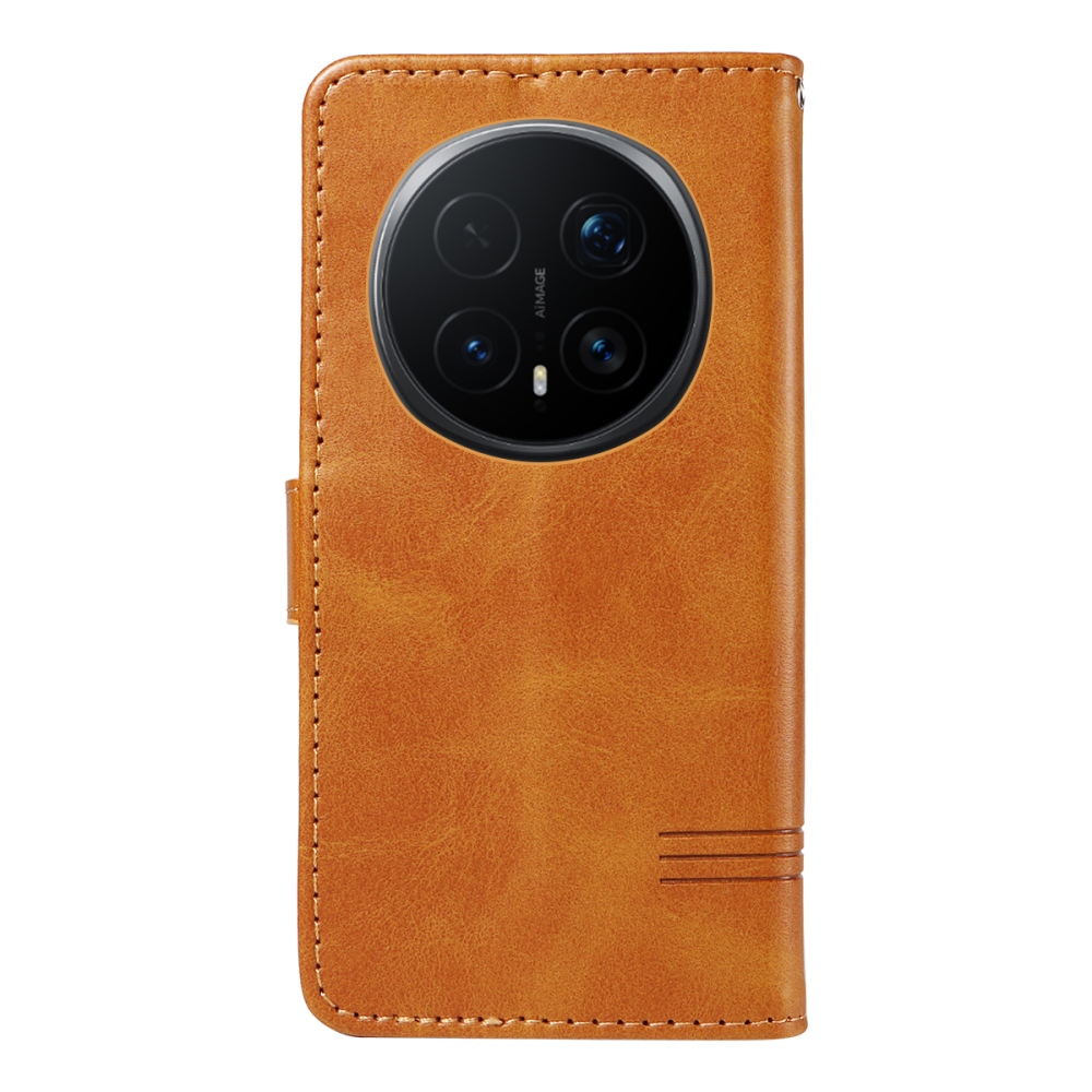 T-Shape knížkové pouzdro na Honor Magic 8 Pro 5G - hnědé