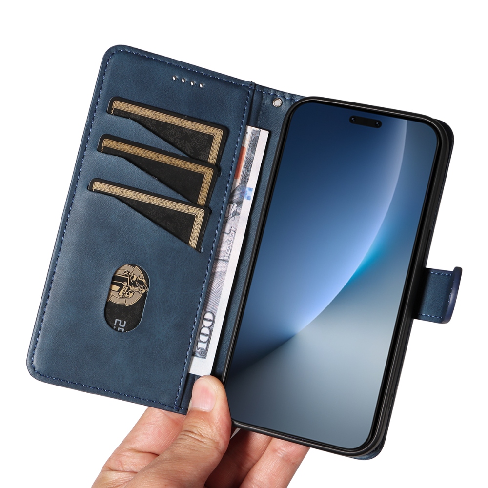 T-Shape knížkové pouzdro na Honor Magic 8 Pro 5G - modré