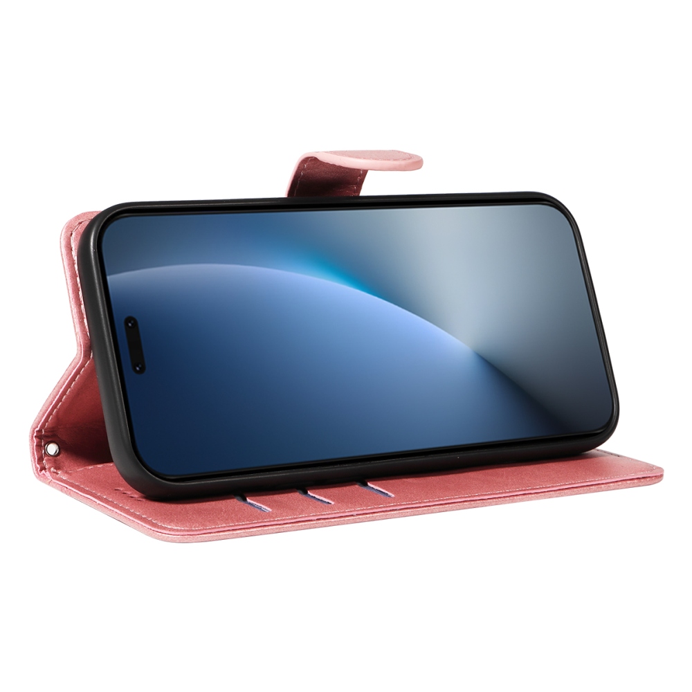 T-Shape knížkové pouzdro na Honor Magic 8 Pro 5G - růžovozlaté