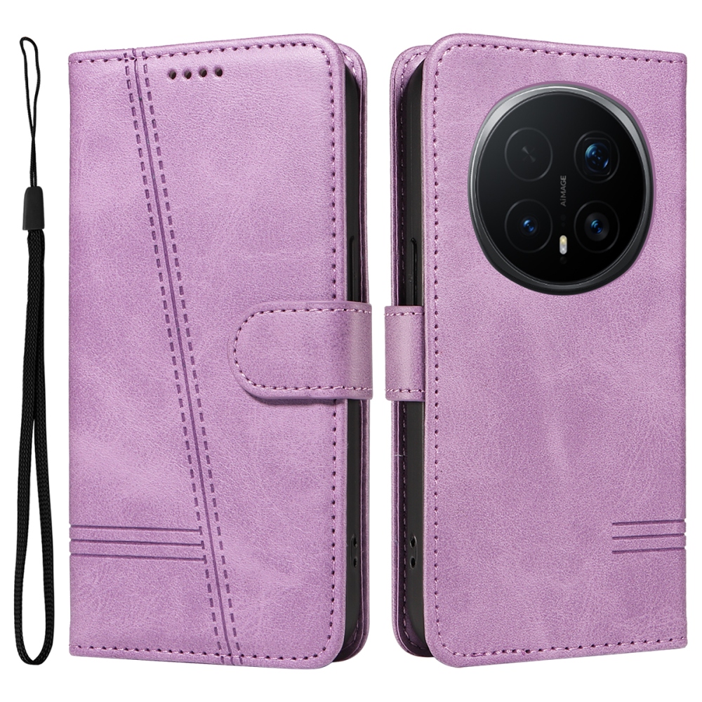 T-Shape knížkové pouzdro na Honor Magic 8 Pro 5G - světlefialové