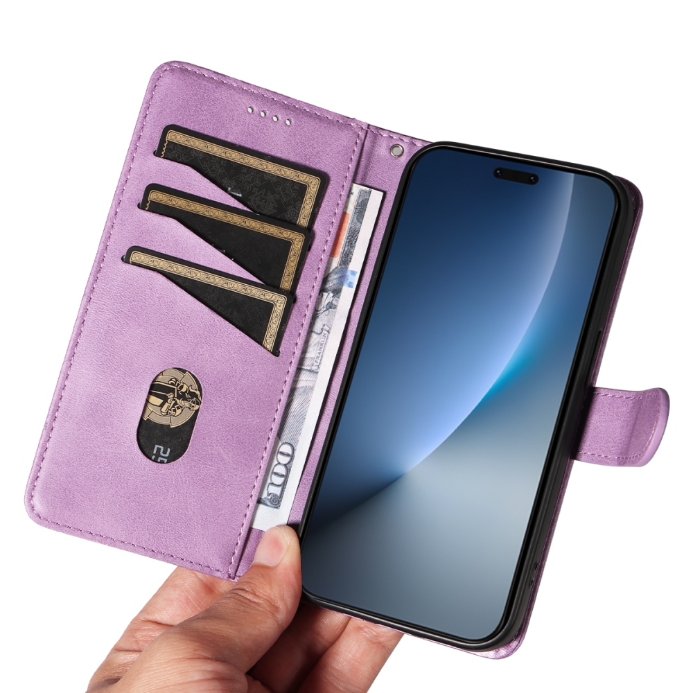 T-Shape knížkové pouzdro na Honor Magic 8 Pro 5G - světlefialové