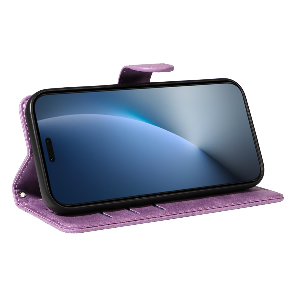 T-Shape knížkové pouzdro na Honor Magic 8 Pro 5G - světlefialové