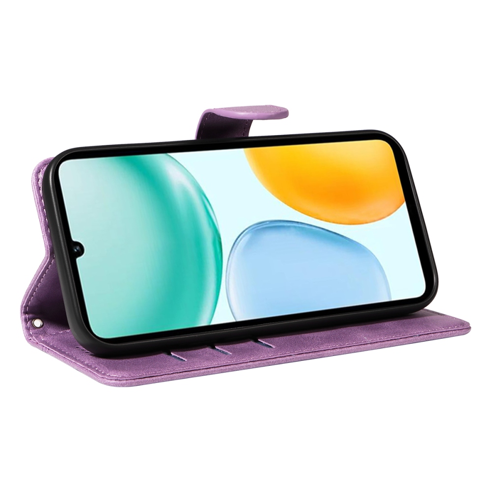 T-Shape knížkové pouzdro na Honor X5c Plus - světlefialové