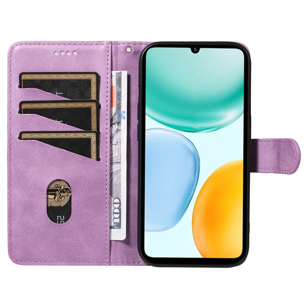 T-Shape knížkové pouzdro na Honor X5c Plus - světlefialové