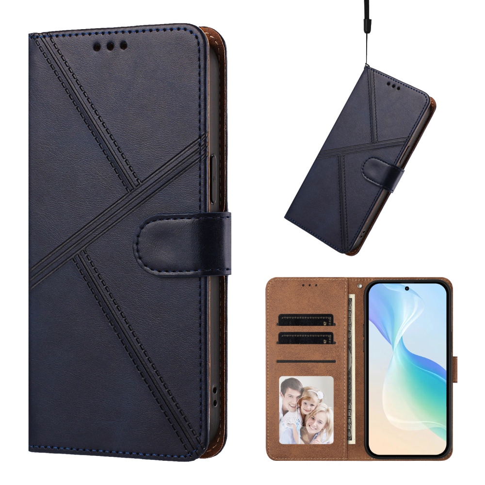 T-Shape knížkové pouzdro na mobil Xiaomi Redmi Note 17 Pro 5G - modré