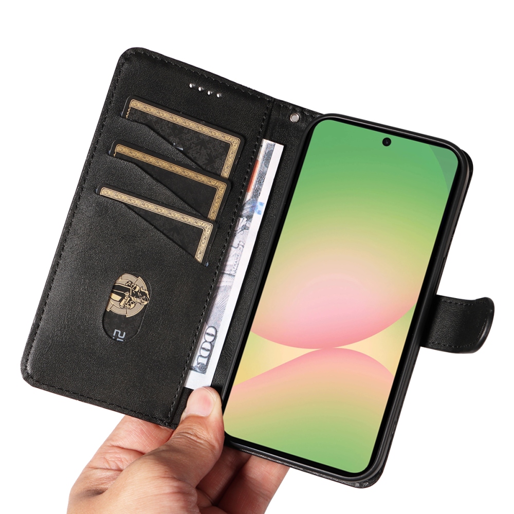 T-Shape knížkové pouzdro na Samsung Galaxy A57 5G - černé