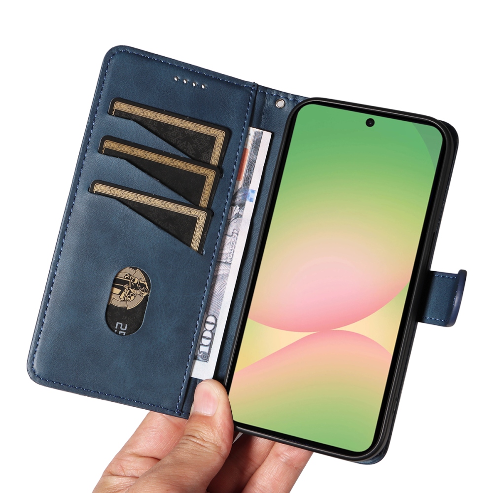 T-Shape knížkové pouzdro na Samsung Galaxy A57 5G - modré