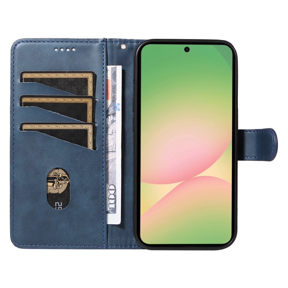 T-Shape knížkové pouzdro na Samsung Galaxy A57 5G - modré